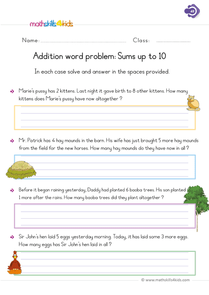 addition worksheets for grade 1 pdf 1st grade basic