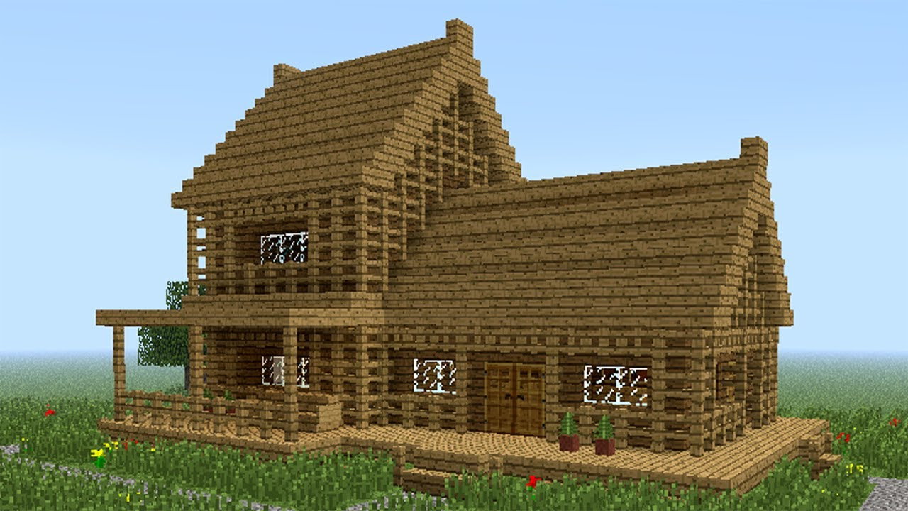 MINECRAFT: How to build little wooden house #2 - YouTube