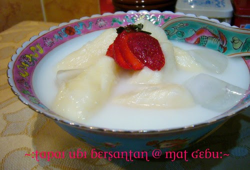 tapai ubi bersantan