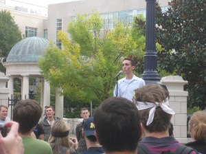 Todd Belok Todd Belok, a GW student who was expelled from the ROTC program after the discovery of his sexual orientation, tells the crowd about the support he's been receiving from the LGBT community, and from other former servicemen.