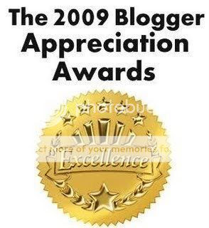 The 2009 Blogger Appreciation Awards