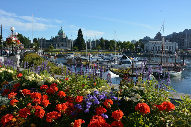 Victoria Island flowers parliament