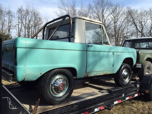 1968 Ford Bronco U14 Half Cab Original Uncut Fenders Project From Colorado For Sale Ford Bronco 1968 For Sale In New Hudson Michigan United States