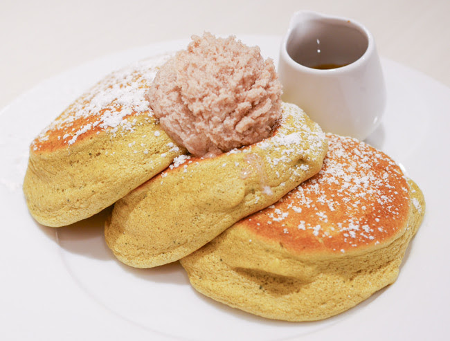 京都 河原町 ニューオープン 幸せのパンケーキ 京都店 有機抹茶の小倉バターパンケーキ 黒蜜添え パンケーキ部 Pancake Club Powered By ライブドアブログ