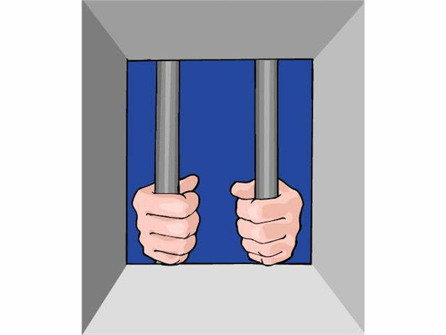person in jail
