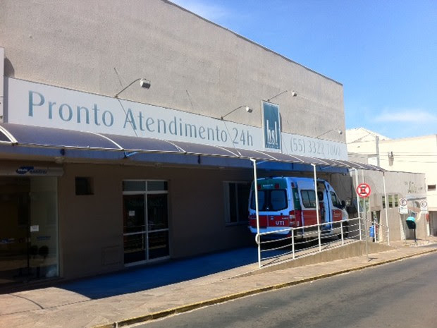 Hospital de Cruz Alta, RS (Foto: Márcio Luiz/G1)
