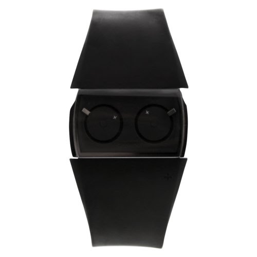 Fossil Men's PH5029 Polyurethane Analog with Black Dial Watch