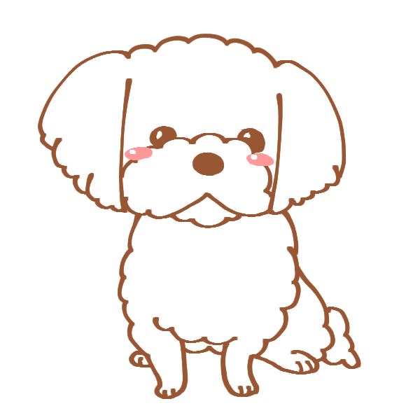マルチーズのイラスト かわいいフリー素材が無料のイラストレイン