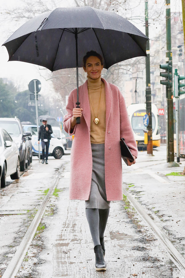 Street Style at Milan A/W 2014 Fashion Week