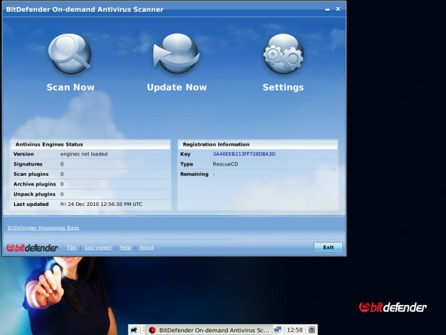BitDefender running