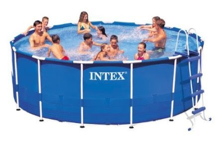 Intex 28235EG Metal Frame Pool Set, 15-Feet by 48-Inch