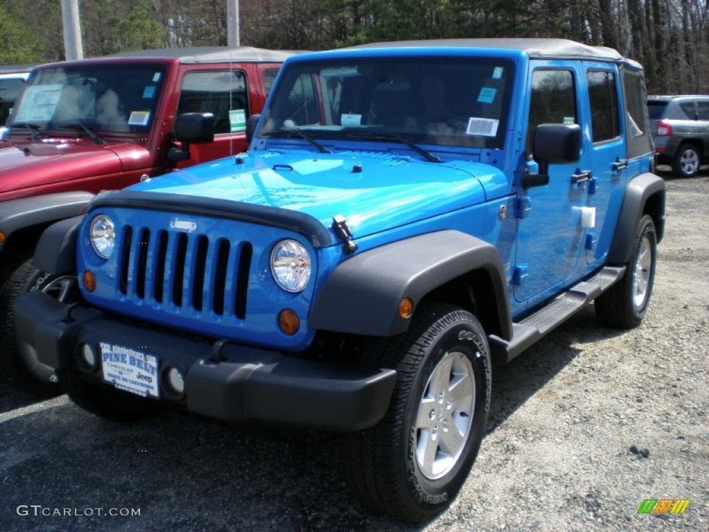 11 Cosmos Blue Jeep Wrangler Unlimited Sport 4x4 Gtcarlot Com Car Color Galleries
