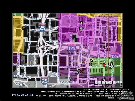 map  street names  gta san andreas
