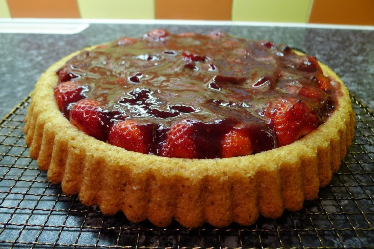 Vegan Strawberry Flan - Cambridge CropShare