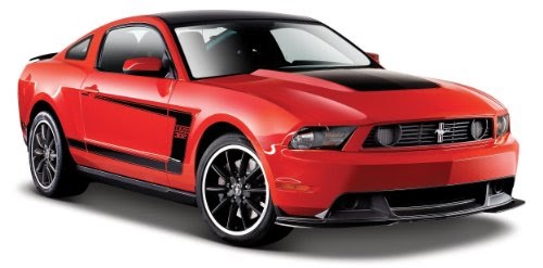 Maisto 531269 - 1:24 Ford Mustang Boss 302, farblich sortiert, Farbe
nicht wählbar