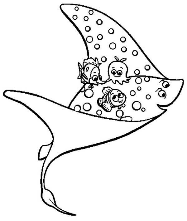 Stingray Coloring Page - Coloring Home