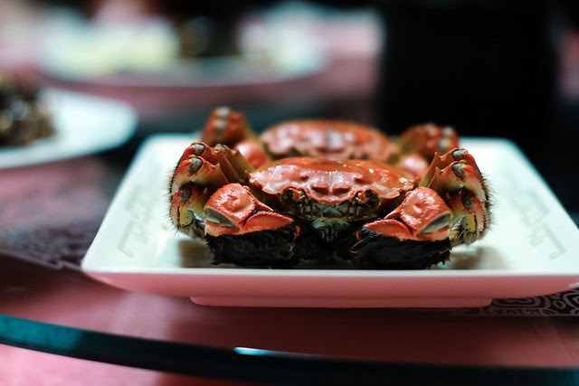 Man Wah Mandarin Oriental Hong Kong Shanghai Hairy Crab Dinner
