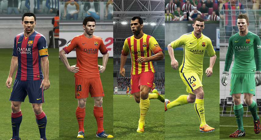 PES 2013 FC Barcelona GDB 2014-15 by Vulcanzero