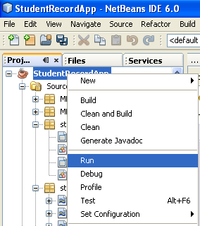 Step-by-step on Java desktop GUI application development and MySQL screen snapshots