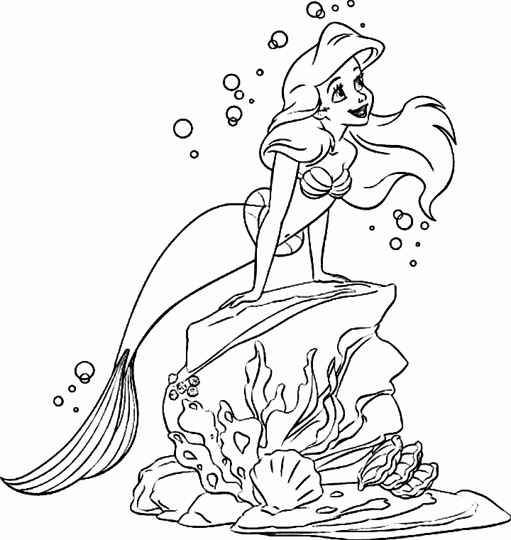 Free Disney Princess Ariel Coloring Pages Download Free Disney Princess Ariel Coloring Pages Png Images Free Cliparts On Clipart Library