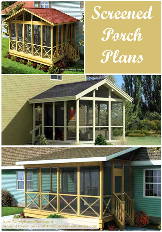 Screened In Porch Plans to Build or Modify Screened In Porch Plans to Build or Modify