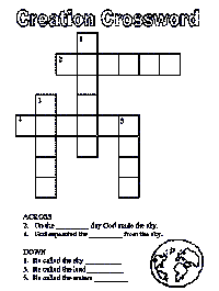 Creation Printable Worksheets