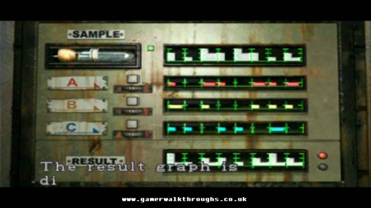 resident evil 3 walkthrough water sample