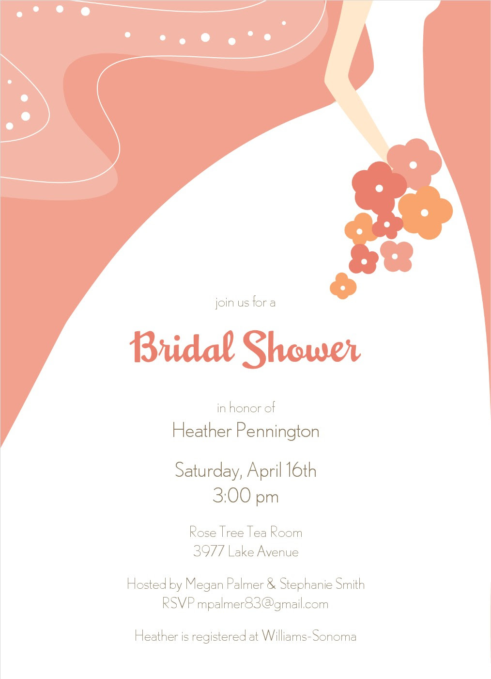 wedding shower bridal shower program - Clip Art Library