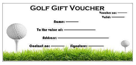 The other version is customizable and you can fill in the details before you print it. golf gift certificate template 4 templates example templates