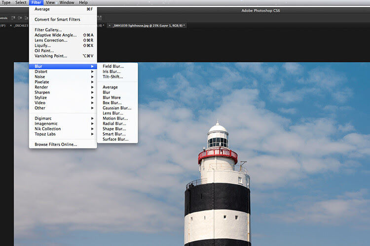 different-blur-filters