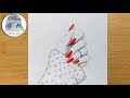 Hand outline with nails 100663-How to do outline nails
