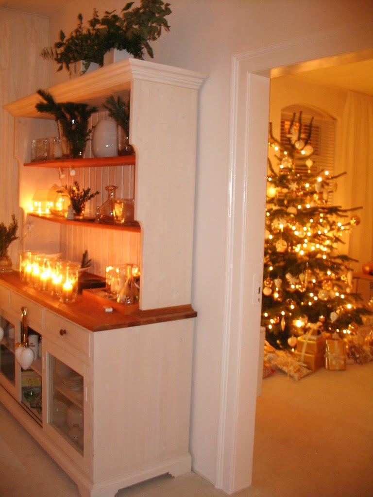 Goldenes Quilt - Weihnachten