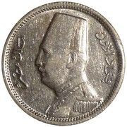 2 Piastres - Fuad I – obverse