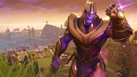 wallpaper fortnite thanos wallpapermaiden