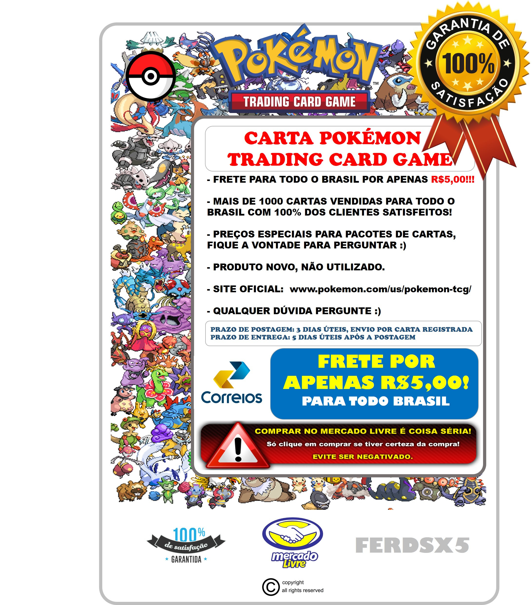 Carta Pokemon - Mega Blaziken Ex Promo - Xy86 - R$ 99,99 