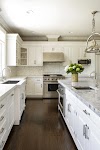 Transitional Kitchen White Cabinets