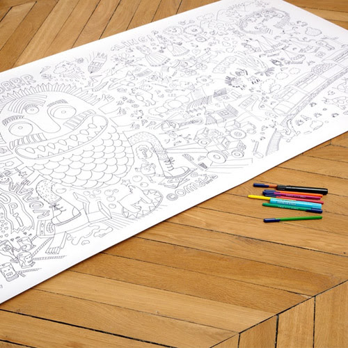 Download Colormy : A Giant 3 Meter Long Coloring Page For All Your Children - Modern Baby Toddler Products