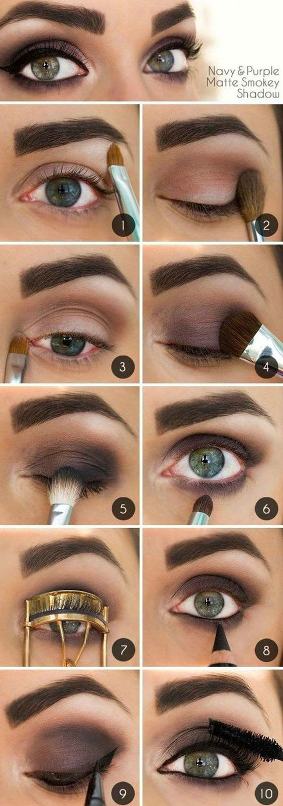 Hair colors for green eyes step by step
