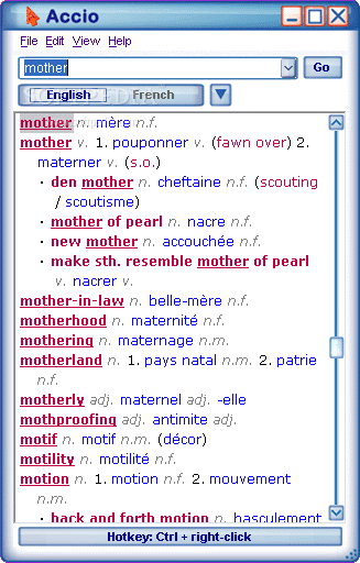 Dictionary  French