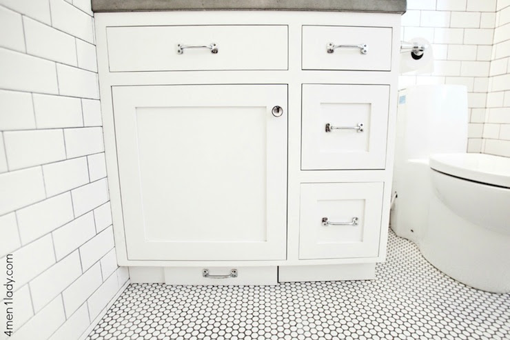 Toe Kick Step Stool - Transitional - bathroom - 4 Men 1 Lady