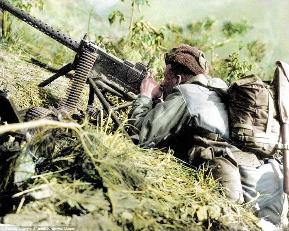 In the build-up to the Korean War, the North and South Korea had their own regions, both with their own governments, and both claimed to be the true government of the entire peninsula