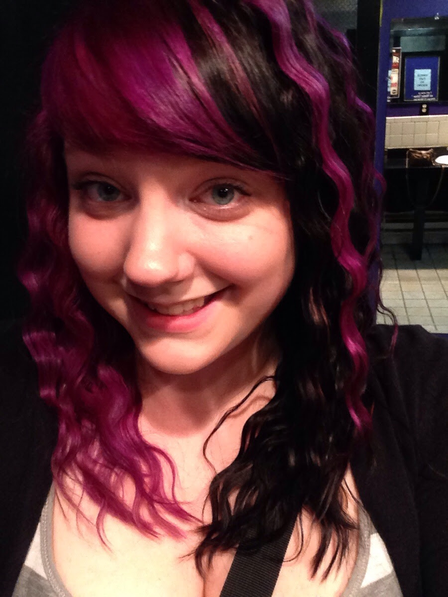 Half Purple Half Black What Color Should I Do Next Hair