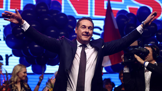 Freedom Party head Heinz-Christian Strache toned down his rhetoric to increase electability (Photo: Reuters)