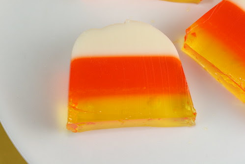 Candy Corn Jello Bundt - I Like Big Bundts