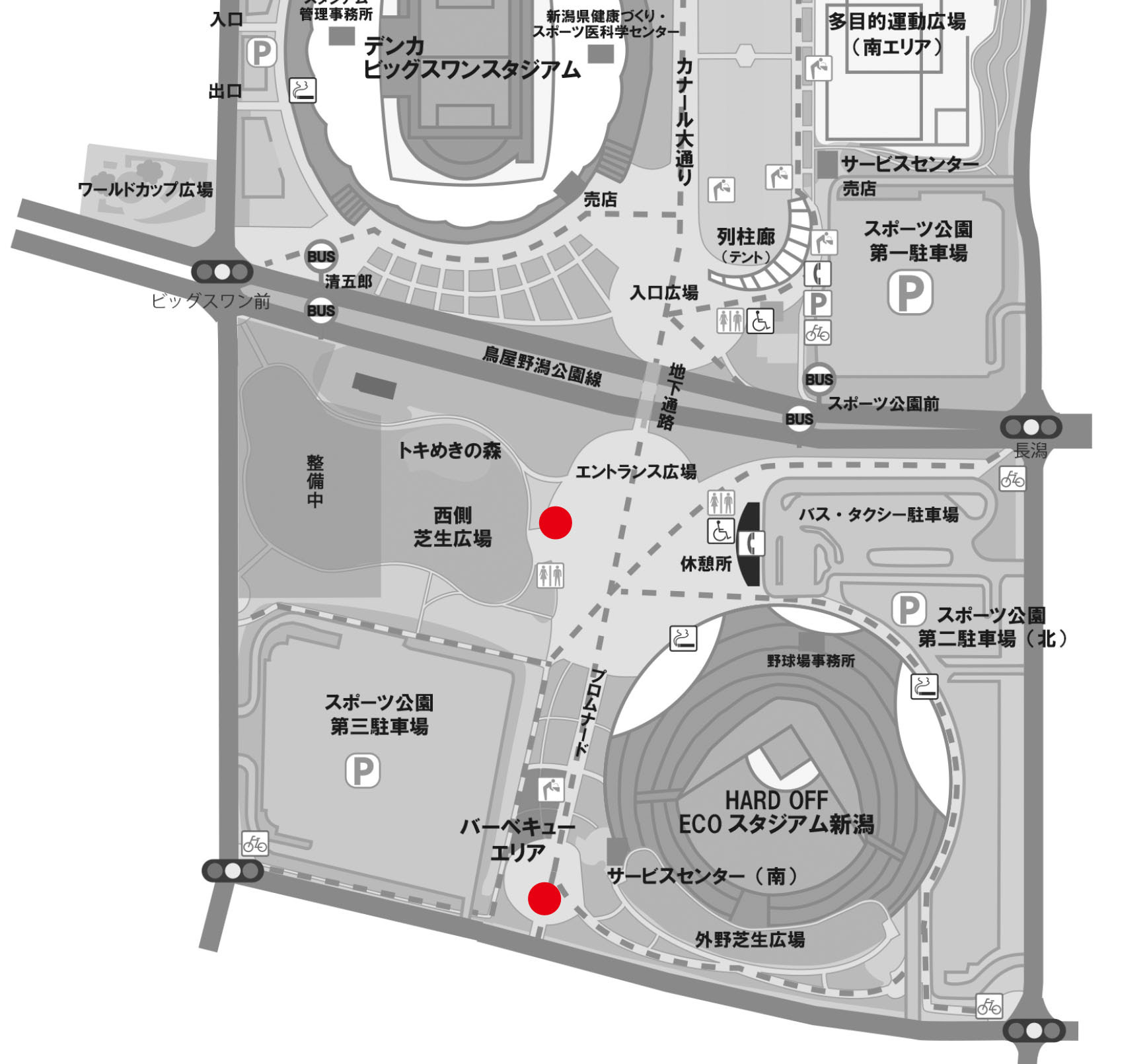 お知らせ バスケットゴール設置について 公園からのお知らせ 新潟県スポーツ公園