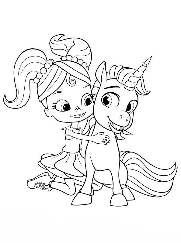 Kids-n-fun.com | Coloring page Rainbow Rangers Anna Floof