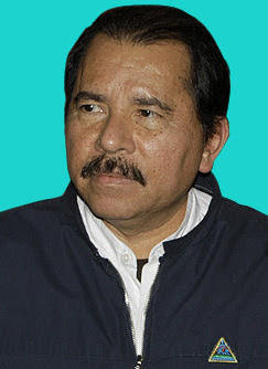 Daniel Ortega, a Nicaraguan politician.