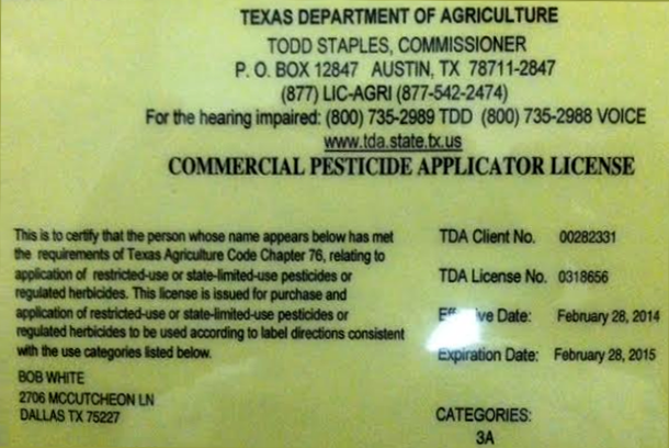 Bob White Insect Control And Tree Care in Dallas, TX