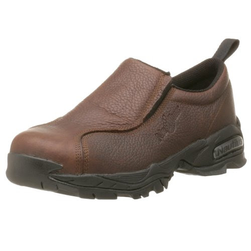 Nautilus Men's 1620 Steel Toe Slip-on,Brown,12 M