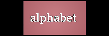 Alphabet Definition / Dieser definition zufolge ist das alphabet ein .